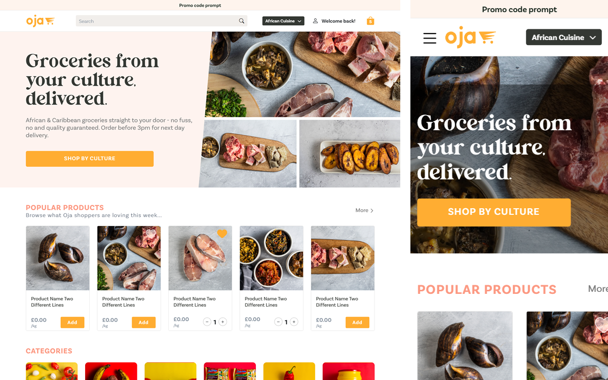 Oja Grocery App